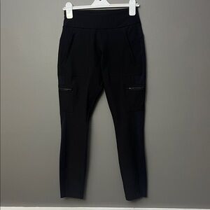 ATHLETA PANTS WITH ZIPPER POCKETS - BLACK - SIZE 6
